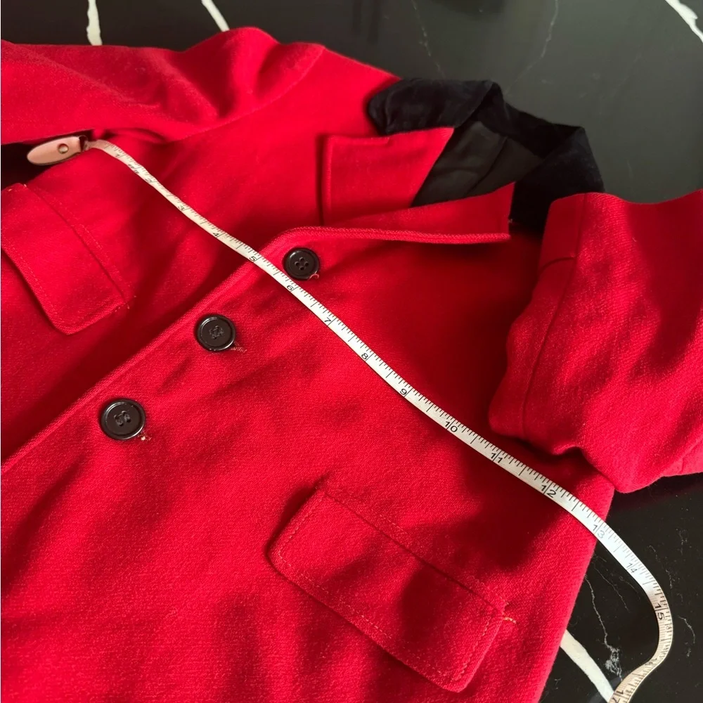 Vintage‎ Classic Red Kids Coat